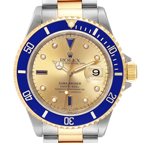 rolex 16613 diamond dial|Rolex 16613 submariner value.